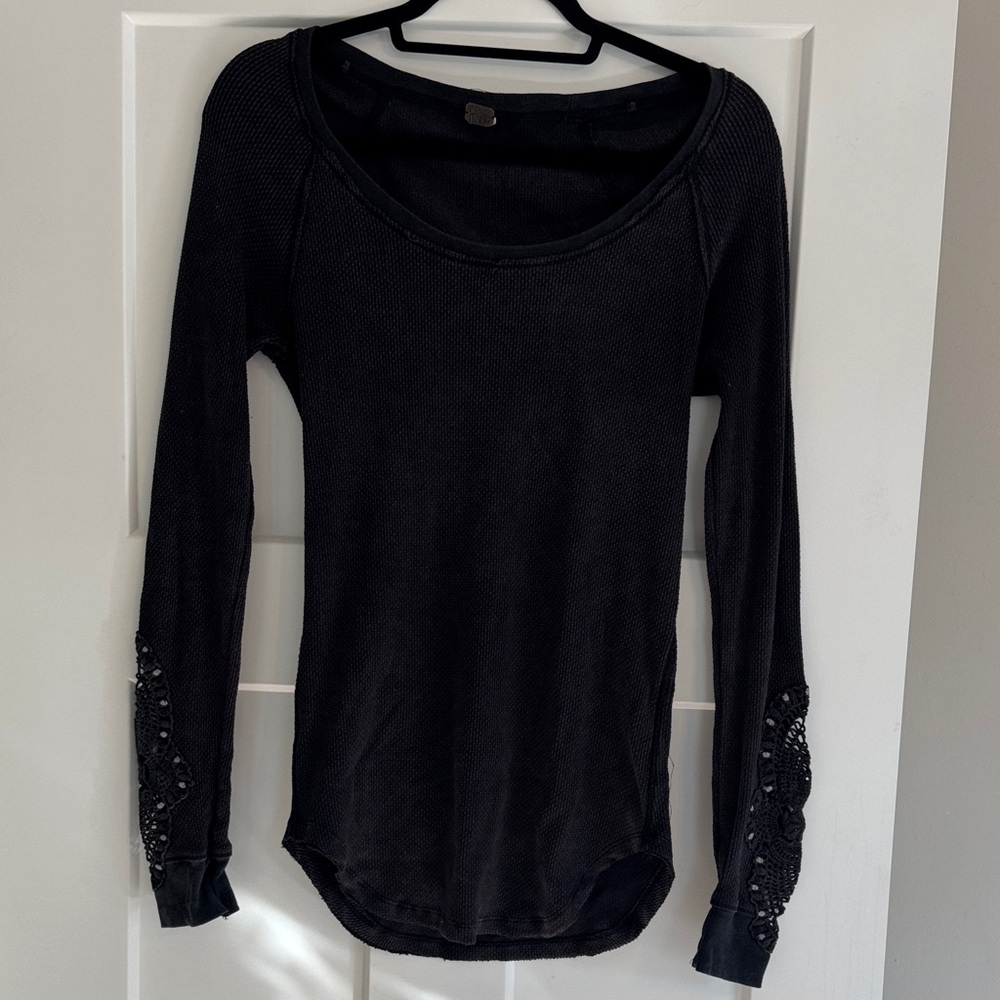 Free People charcoal long sleeve